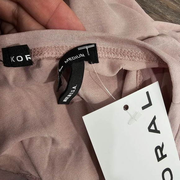 Koral Aerate Cupro Tank Top, Size M, Pink - Picture 2 of 12